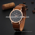 Última moda de alta calidad de cuarzo reloj de pulsera de cuero SOXY007